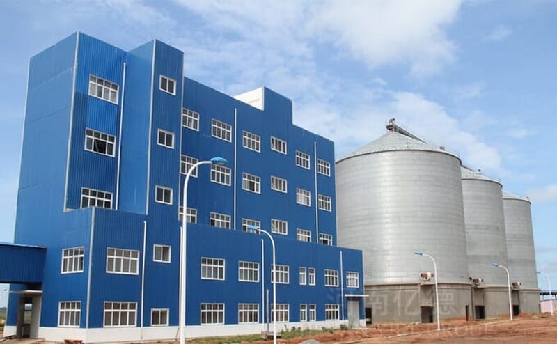 picture of the completed corn factory