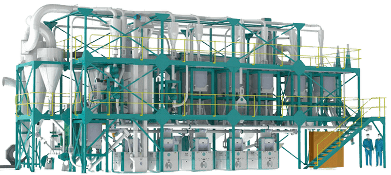 Flour mill production lines image